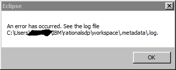 Eclipse error